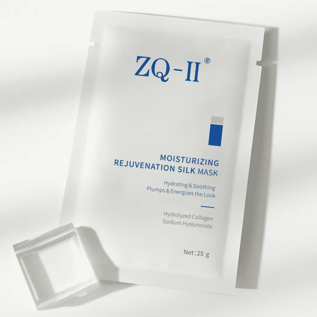 ZQ-II овлажняваща подмладяване копринена маска: Лека хидратация и успокояваща грижа за всички видове кожа