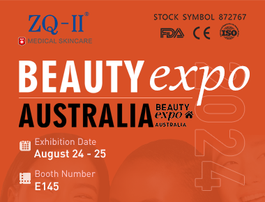 Акценти на ZQ-II Медицински грижи за кожата в красотата Expo Australia 2024